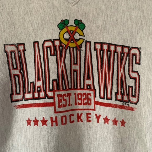 Vintage Chicago Blackhawks Heavyweight Crewneck - Picture 3 of 5